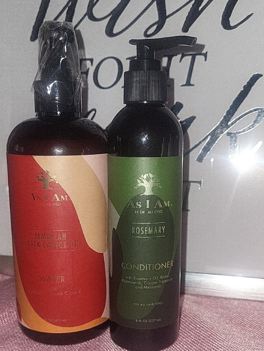 As I Am Set. Black Castor Oil & Rosemary Conditioner - Set.